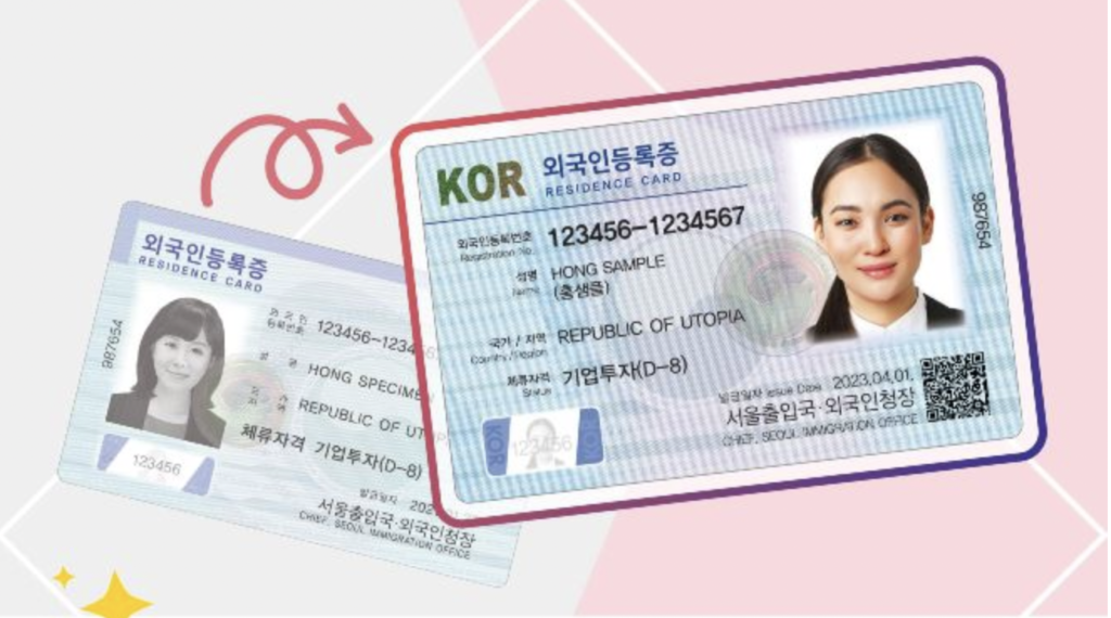 Residence card Korea